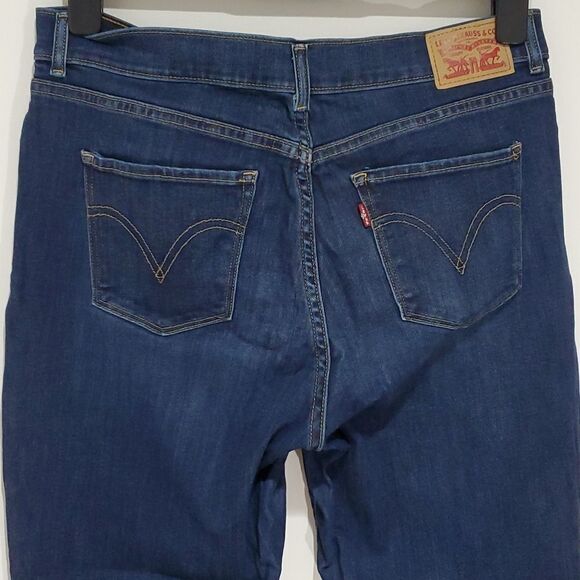 LEVI'S 32x26 dark wash high rise size 10 jeans - Picture 4 of 8